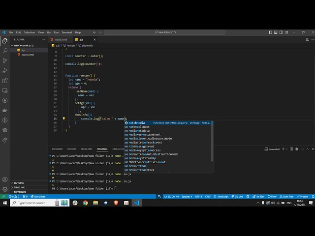 33 javascript closure