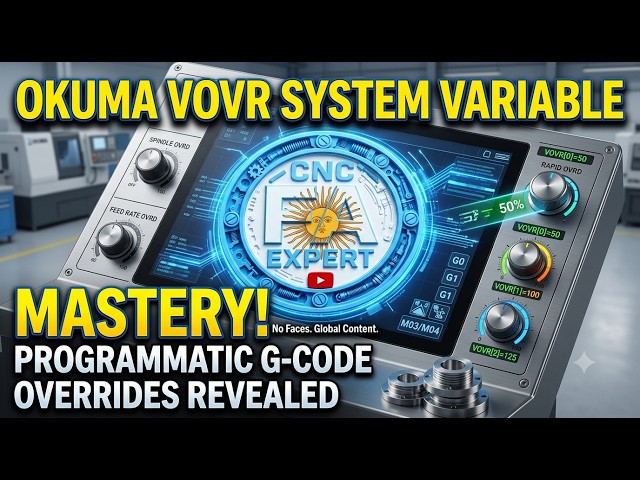 Okuma OSP Macro Programming: Master VOVR System Variable (VOVR[0], VOVR[1], VOVR[2])