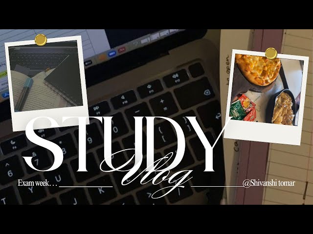 Finals Week Diaries 📚 | A Busy Yet Calm Day in My Life (Uni Study Vlog)✨