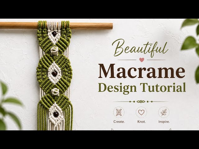 Macrame Design Tutorial | DIY Macrame Design | Macrame Design 2026 | Macrame Design for Beginners 