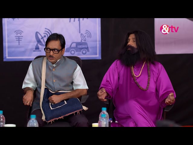 Master Ji और Baba Parmanand पहुंचे Interview देने News Channel | Bhabi Ji Ghar Par Hai | &TV