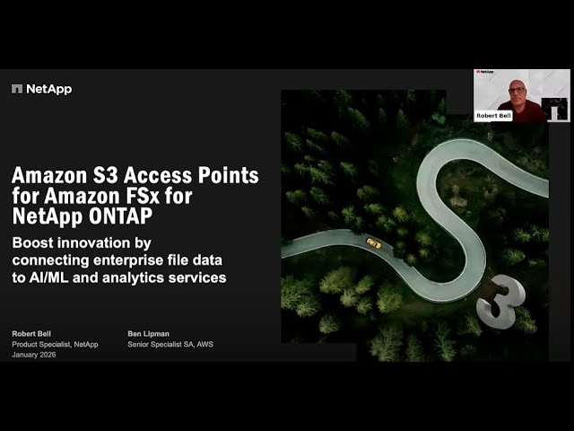 Introducing Amazon S3 Access Points for Amazon FSx for NetApp ONTAP [Webinar]