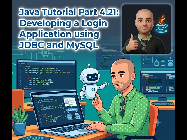 04.21 Developing a Login Application using JDBC and MySQL