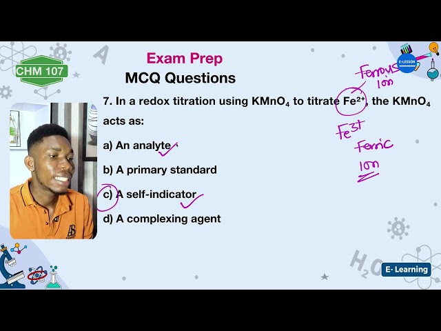 CHM 107   EXAM PREP 2
