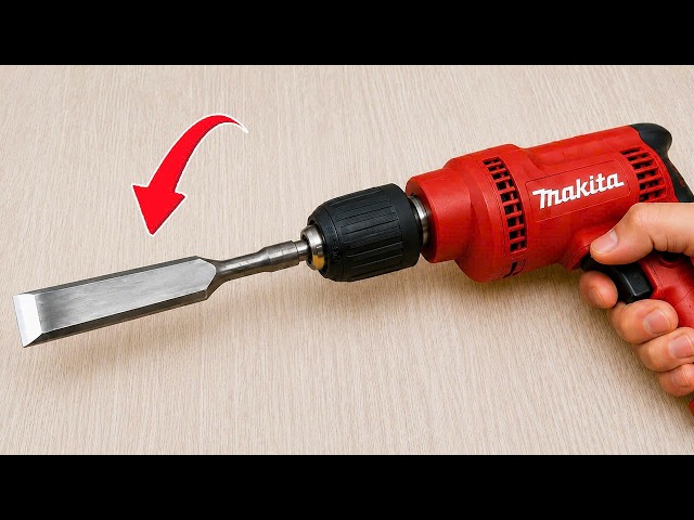 Attach a Chisel to a Drill and See What Happens! A Welder’s Crazy Invention | DIY WELD