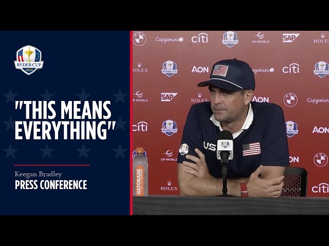 Keegan Bradley Press Conference | Saturday | 2025 Ryder Cup