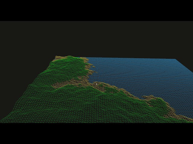 Pyglet Procedural Terrain  Test2 (OpengGL)