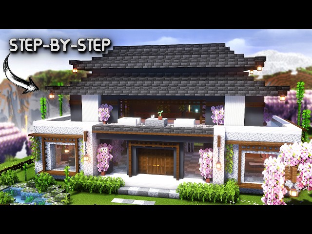 Insane Japanese Mansion | Minecraft Tutorial🌸