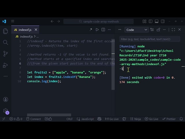 JavaScript Array Methods - Finding & Checking Elements