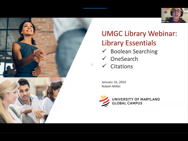 UMGC Library Essentials