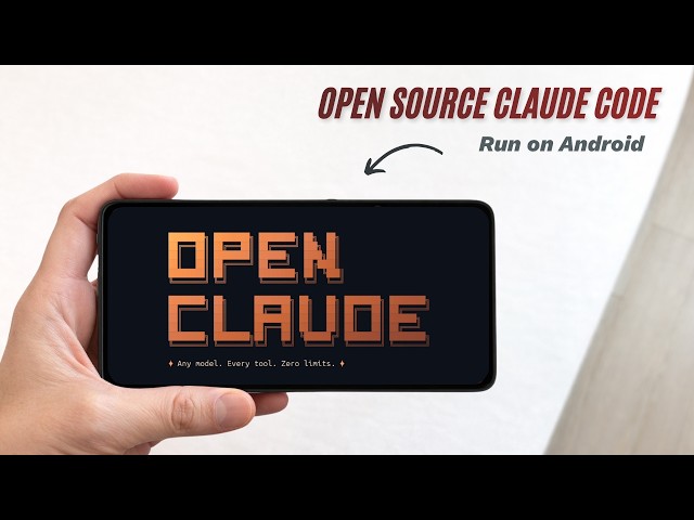 Install OpenClaude (Open Source Claude Code) For FREE on ANY Android Phone