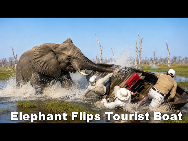 33 Most Terrifying Moments When Wild Animals Attack Boats Caught On Camera