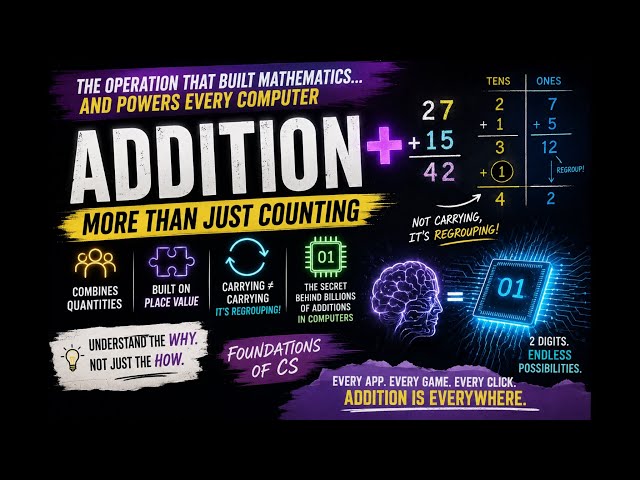 The Secret Behind Addition Nobody Explains | Foundations | @shiranijourney #KnowledgeIsPower 