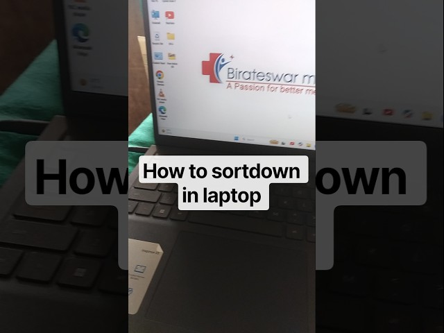 How to sortdown laptop #shorts