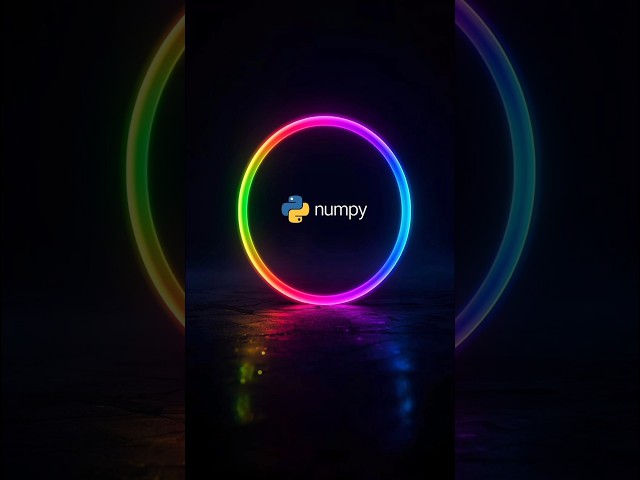 Color Changing Circle 🟠🔴🟢| Python +NumPy Animation      #numpy #python