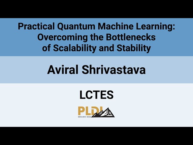[LCTES'26] Practical Quantum Machine Learning: Overcoming the Bottlenecks of Scalability and(…)