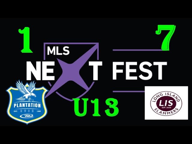 MLS NEXT FEST U13: Plantation FC Rush vs Long Island Salmmers 1-7
