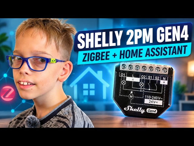 Shelly 2PM Gen4 in Home Assistant | Zigbee Einrichtung, Rolladen & Schalter