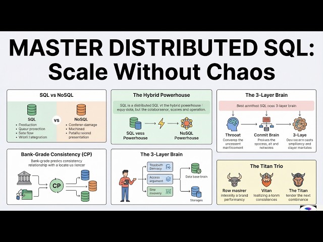 System Design Essentials | Data Stores/DB | Distributed SQL Arch: Scaling ACID Databases Globally