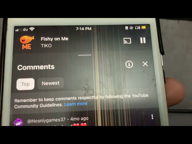 Comment from the man himself