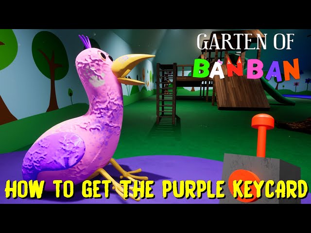 How to get the Purple keycard Room in Garten of Banban