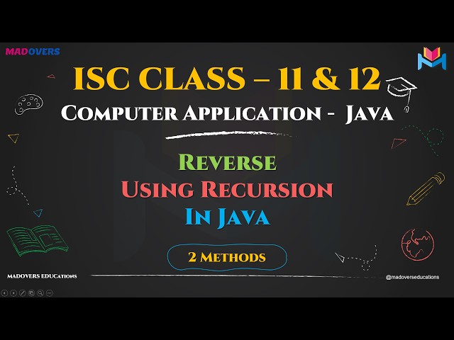 Reverse a Number Using Recursion in Java | Step-by-Step Explanation 🚀