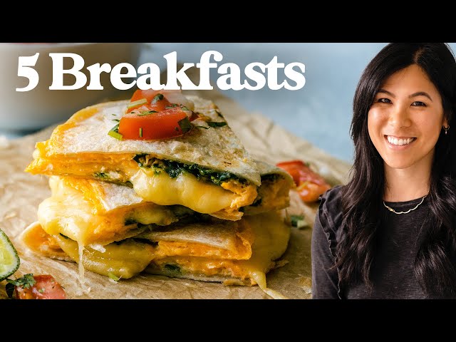 5 Super Easy BREAKFAST IDEAS To Keep on Repeat!