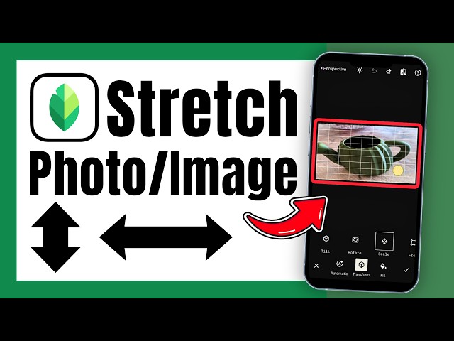 How To Stretch Photos/Images on Mobile • True Stretching • Snapseed App Tutorial