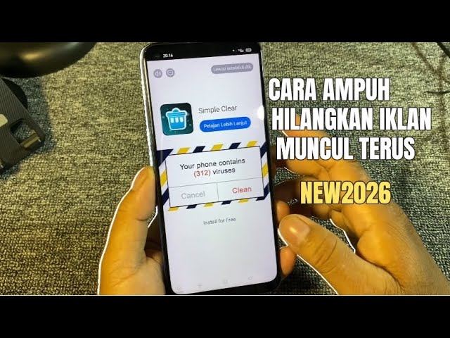 Cara menghilangkan iklan di hp android terbaru 2026