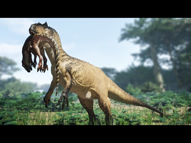 I survived as an Allosaurus on a 400 player server