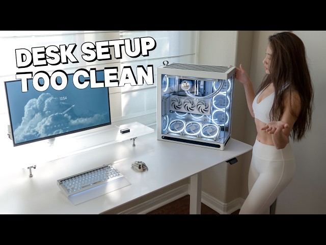 I Built the PERFECT White Minimalist PC  🎧 ASMR & Aesthetic Setup