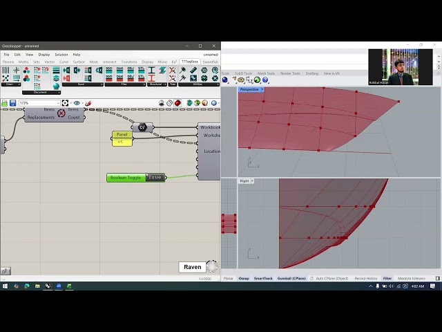 Automated Offset Table Generator for Ship Hull | Rhino Grasshopper Tutorial