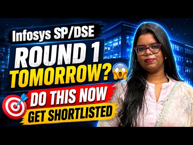 Infosys SP/DSE Round 1 Last Minute Preparation Strategy | 3 Coding Questions in 3 Hours