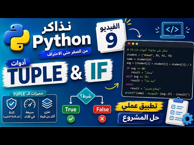 شرح ممبصط في قع الهامور  لل TUPLE و حل المشروع 