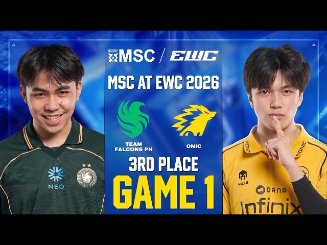 [GAME 1] TEAM FALCONS PH vs ONIC ID MSC AT EWC 2026 KNOCKOUT STAGE | FLCN vs ONIC