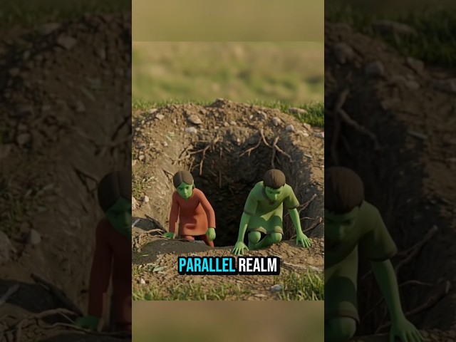 The Kids with Neon Green Skin 👽 | A Medieval Glitch? #Shorts