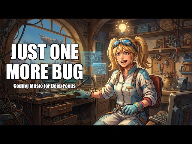 Just one more bug | Synthwave Coding Music for Debugging