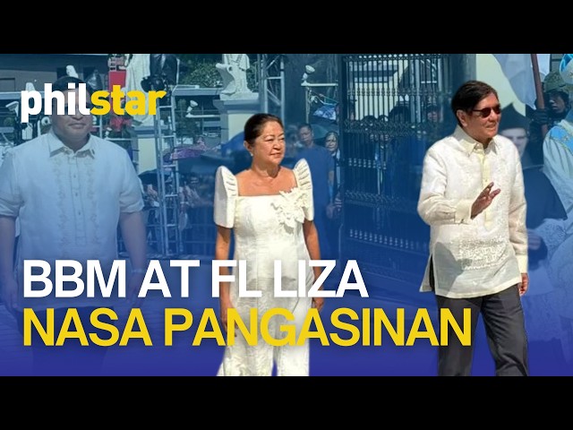BBM at FL Liza, dumalo sa centennial canonical coronation ng Our Lady of the Rosary of Manaoag