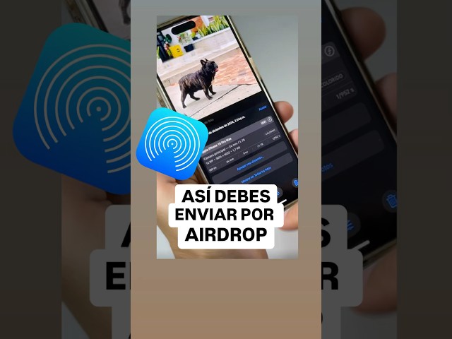 Cómo usar AirDrop Correctamente #sabiasque #airdrop #ios #iphone #apple #trucos #mexico #colombia