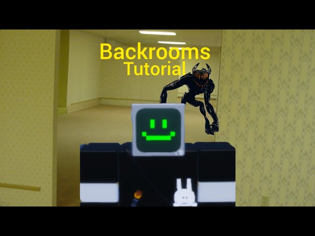 Backrooms tutorial for BUILD and hide to survive 