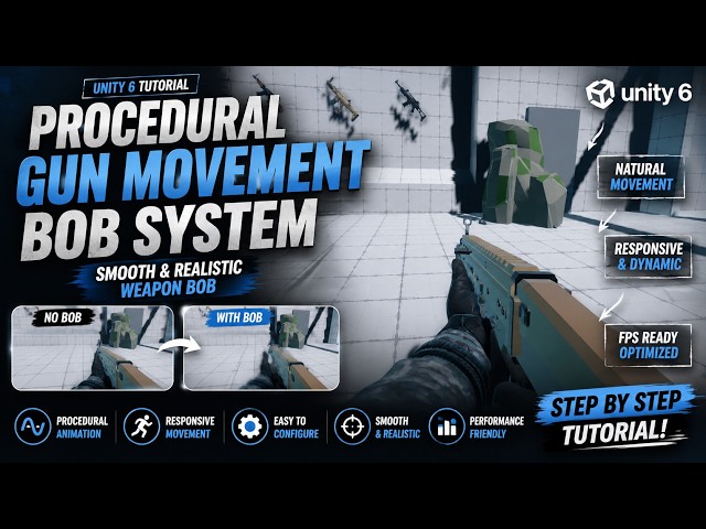 How to Make a Gun System in Unity 6 | Part 4: Gun bob animation/movement