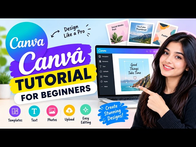 Canva Tutorial For Beginners 2026 | Learn Canva From Strach & Design Like  A Pro! #shorts #trending