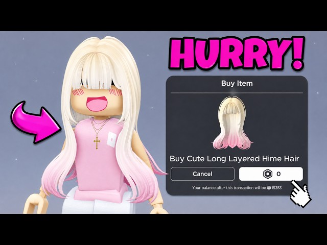 HURRY! REDEEM A NEW GIRL HAIR CODE in Roblox 2026! (FLEX UGC CODES)