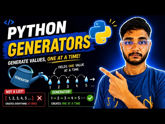 Python generator explained | Lecture 16
