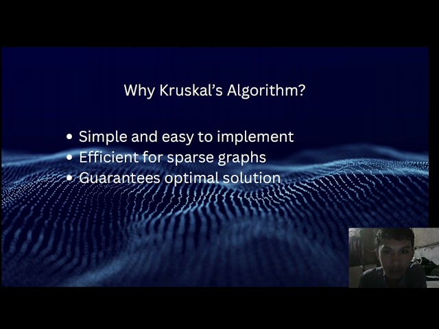 KRUSKAL’S ALGORITHMMINIMUM SPANNING TREE (MST)