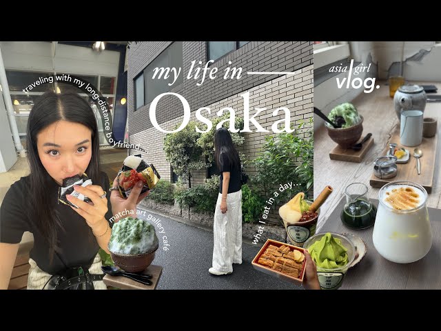 japan diaries 🌸🍡 | osaka with my boyfriend: what we EAT and getting wrecked