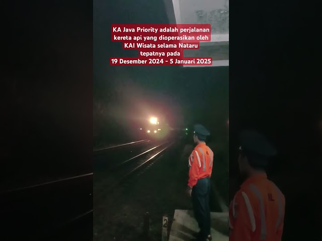 Kereta api Java Priority | KAI Wisata | Natal dan Tahun Baru | Gambir Yogyakarta