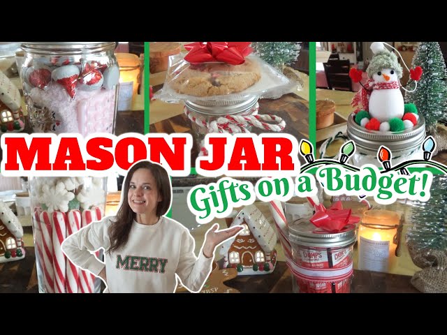STILL NEED A GIFT?! 🎁 Super EASY & Cheap Mason Jar DIYs for the Holidays that everyone will LOVE! 🎅