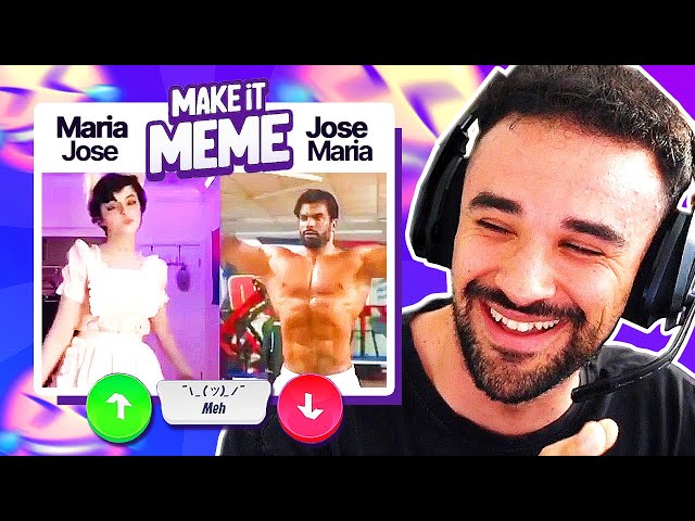 Jugando MAKE IT MEME con SUBS EN TWITCH | IlloJuan