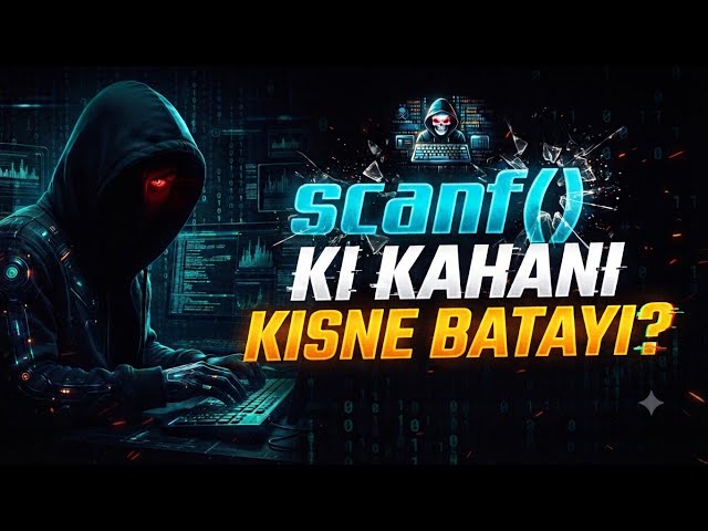 scanf() | c programming language full course in hindi 